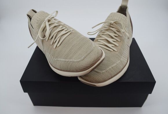 Alfani Lambertt Knit Sneakers Mens 10.5 Hummus Beige Brown Casual Shoes New/Box main image 10